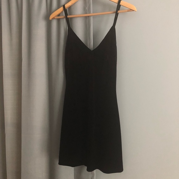 Velvet Little Black Dress - Picture 2 of 5